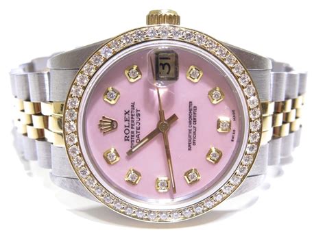 baby pink rolex watch|pink watches for women.